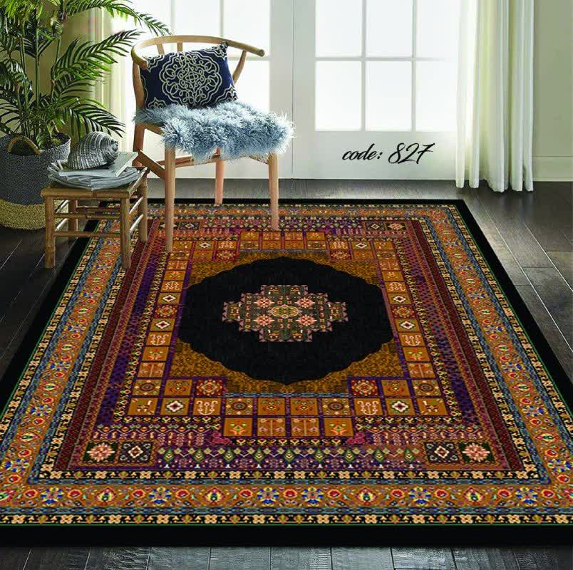 روفرشی کشدار مخمل شانل ترک طرح های زیبا مدل ترمه کد 827