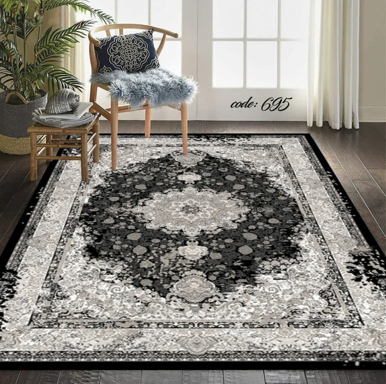 روفرشی کشدار مخمل شانل ترک طرح های زیبا مدل ترمه 695