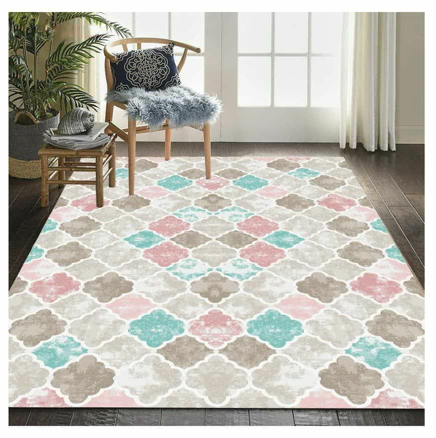 روفرشی کشدار مخمل شانل ترک طرح های زیبا مدل ترمه 6