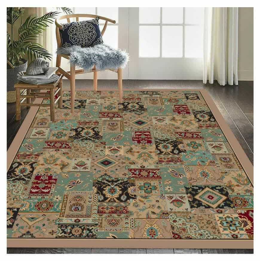 روفرشی کشدار مخمل شانل ترک طرح های زیبا مدل ترمه 7