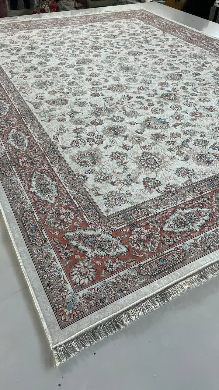 روفرشی کشدار مخمل شانل ترک مدل ترمه 152