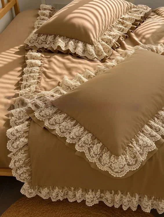 روتختی گیپوری جنس میکرو براش ساده (نخ پنبه) رنگ نسکافه ای